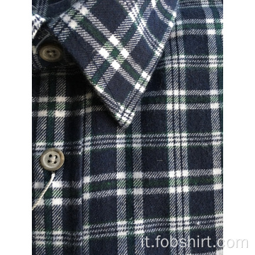 Camicia da lavoro in tessuto di flanella di alta classe